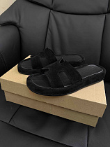 Шлепанцы 2994 чорний замш  в магазине Фонтан Обуви