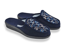 Тапочки Rai Shoes 55225218 синій в магазине Фонтан Обуви