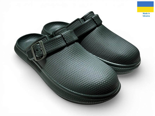 Кроксы Rai Shoes 421 хакі в магазине Фонтан Обуви