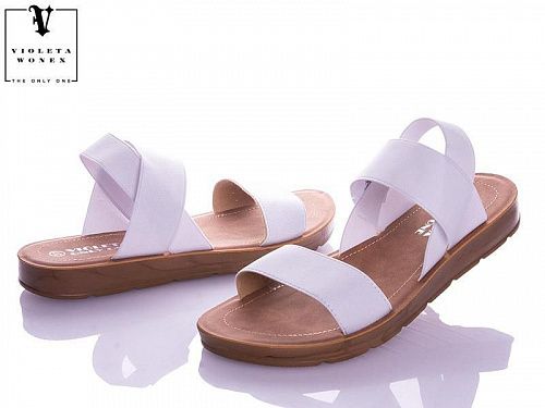 Босоножки Violeta 8-302 white в магазине Фонтан Обуви