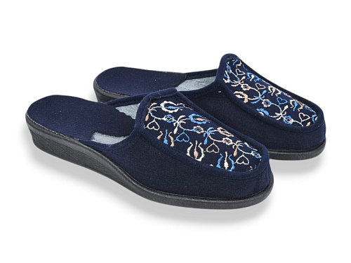 Тапочки Rai Shoes 55225218 синій в магазине Фонтан Обуви