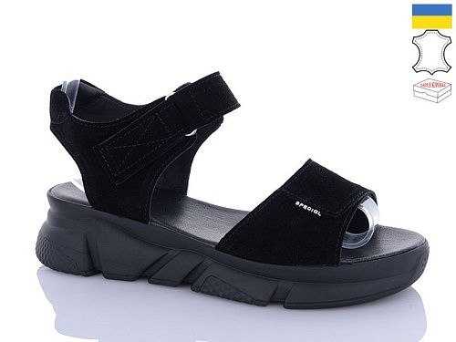 Босоножки Sali 1704-1 чорний з в магазине Фонтан Обуви