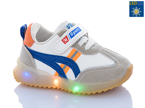 Кроссовки Леопард A522 blue LED в магазине Фонтан Обуви