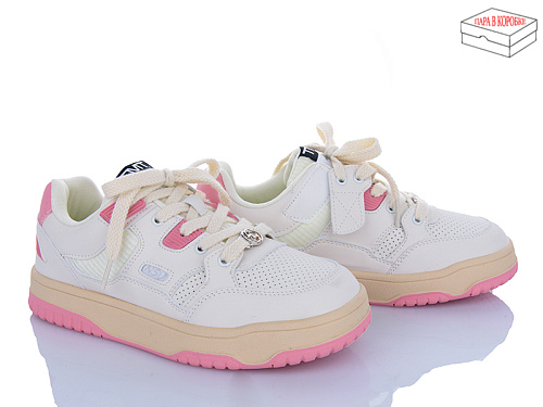 Кроссовки Calorie 662 біл-рожевий в магазине Фонтан Обуви