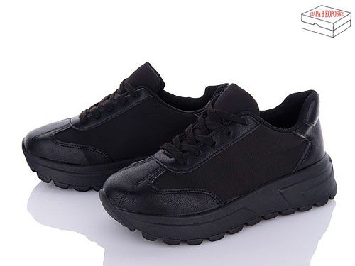 Кроссовки Ailaifa 2382 all black в магазине Фонтан Обуви