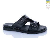 Шлепанцы Sali 112 чорний к чор-п. в магазине Фонтан Обуви
