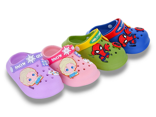 Кроксы Babyshop 2268-1H2 mix в магазине Фонтан Обуви