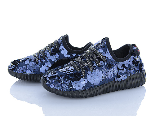 Кроссовки Jumay Кросівки блиск синій в магазине Фонтан Обуви