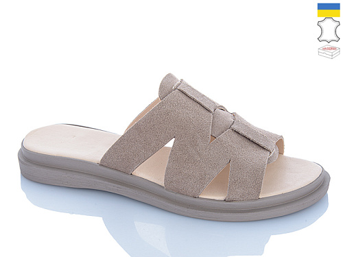 Шлепанцы Sali 54 капучино з кап-п. в магазине Фонтан Обуви