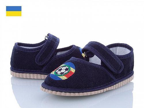 Туфли No Brand Смайл т.Синий футбол мальчик в магазине Фонтан Обуви