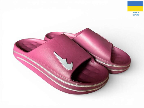 Шлепанцы Rai Shoes 513-08 бордо в магазине Фонтан Обуви