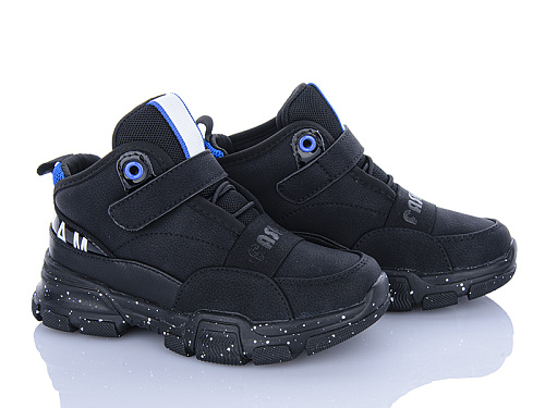 Кроссовки Clibee-Shosho MQ54-1 black-navy в магазине Фонтан Обуви