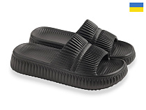 Шлепанцы Rai Shoes ДС79 чорний в магазине Фонтан Обуви