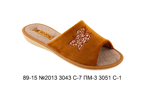 Тапочки Белста  89-15 №2013 3043 С-7 ПМ 3 3051 С-1  в магазине Фонтан Обуви