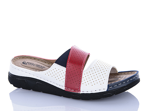 Шлепанцы Sali One 203-43 червоний в магазине Фонтан Обуви