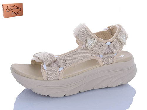 Босоножки Restime YWL26783 beige в магазине Фонтан Обуви
