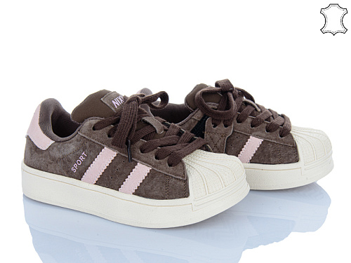 Кроссовки Clibee A6582 brown в магазине Фонтан Обуви