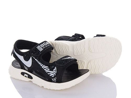 Босоножки Angel DL45-B01 black-white в магазине Фонтан Обуви