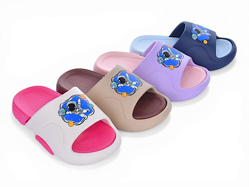 Шлепанцы Jh-Ян 5666 mix в магазине Фонтан Обуви