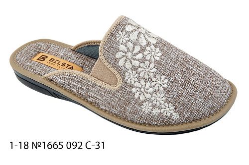 Тапочки женские 1-18 №1665 092 С-31 092 С-31 в магазине Фонтан Обуви