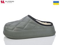 Сабо Slipers T802 хакі в магазине Фонтан Обуви