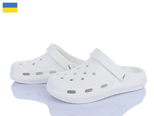 Кроксы Vladimir Крок C98 білий в магазине Фонтан Обуви