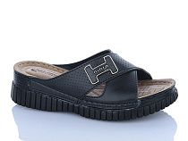 Шлепанцы Sali One 208-55 чорний в магазине Фонтан Обуви