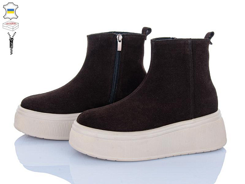 A.N.I.One2 07074-272 коричневий замш в магазине Фонтан Обуви