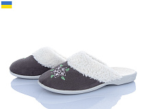 Тапочки Vladimir Кредо 13ДР116 вишивка сірий в магазине Фонтан Обуви