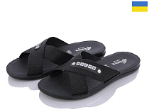 Шлепанцы Gurkem TRK2026-004-1 чорний батал в магазине Фонтан Обуви