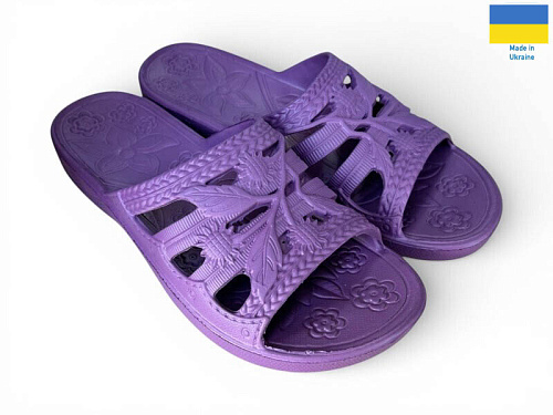 Шлепанцы Rai Shoes С60 бордовий в магазине Фонтан Обуви