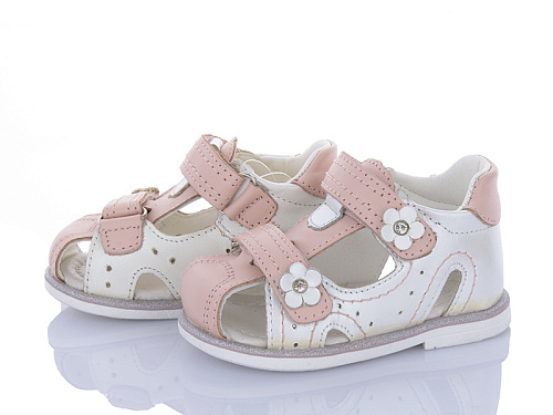 Босоножки Clibee E273F white-pink в магазине Фонтан Обуви