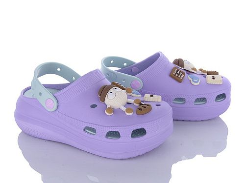 Кроксы Shev Shoes 1913B purple в магазине Фонтан Обуви