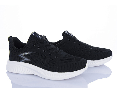 Кроссовки Lion-Lu 2446 чорний-білий в магазине Фонтан Обуви