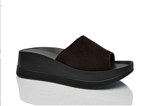 Шлепанцы 0133 коричневий замш в магазине Фонтан Обуви