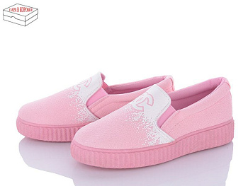 Слипоны Viktoria H11 pink в магазине Фонтан Обуви