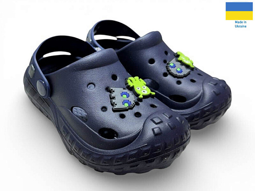 Кроксы Rai Shoes 333 синій в магазине Фонтан Обуви