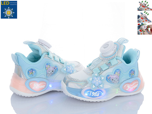 Кроссовки Clibee EA368 blue LED в магазине Фонтан Обуви