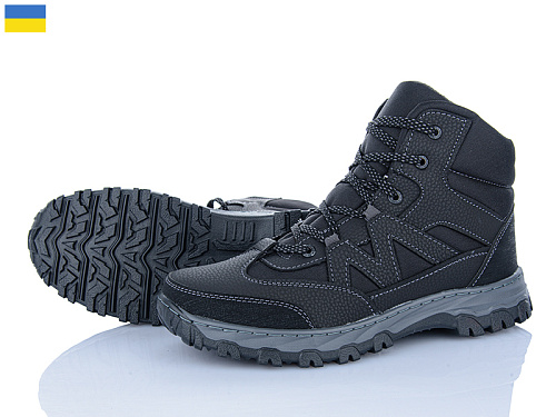 Ботинки Kindzer Пілот Б91 чорний в магазине Фонтан Обуви