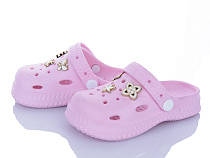 Кроксы Soylu KK005 рожевий в магазине Фонтан Обуви