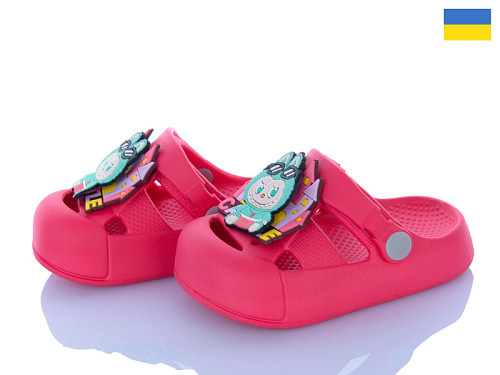 Кроксы Golden Lion 337 малиновий в магазине Фонтан Обуви