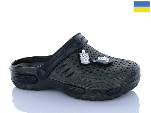 Кроксы Progress 47 хакі в магазине Фонтан Обуви