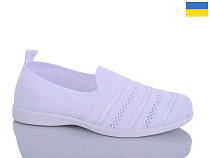 Слипоны Demur 6710 білий в магазине Фонтан Обуви