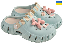 Кроксы Rai Shoes DS012 бірюзовий в магазине Фонтан Обуви