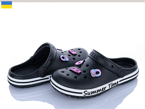 Кроксы Roks 328 чорний в магазине Фонтан Обуви