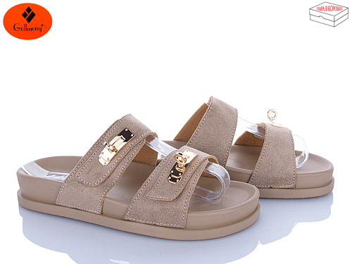 Шлепанцы Gollmony K12-36 khaki в магазине Фонтан Обуви