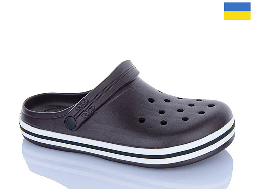 Кроксы Progress 22 шоколад в магазине Фонтан Обуви