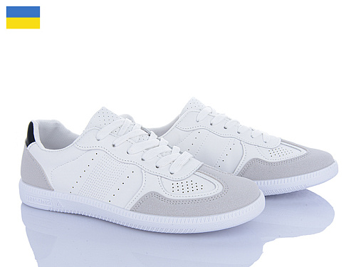 Кроссовки Dago Гіпаніс Ж717 білий-чорний в магазине Фонтан Обуви