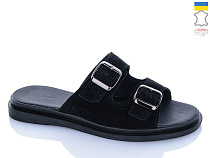 Шлепанцы Sali 191 чорний з чор-п. в магазине Фонтан Обуви