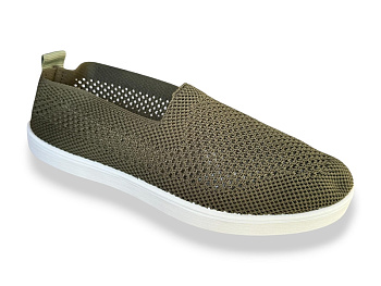 Слипоны Rai Shoes F09-004 хакі в магазине Фонтан Обуви